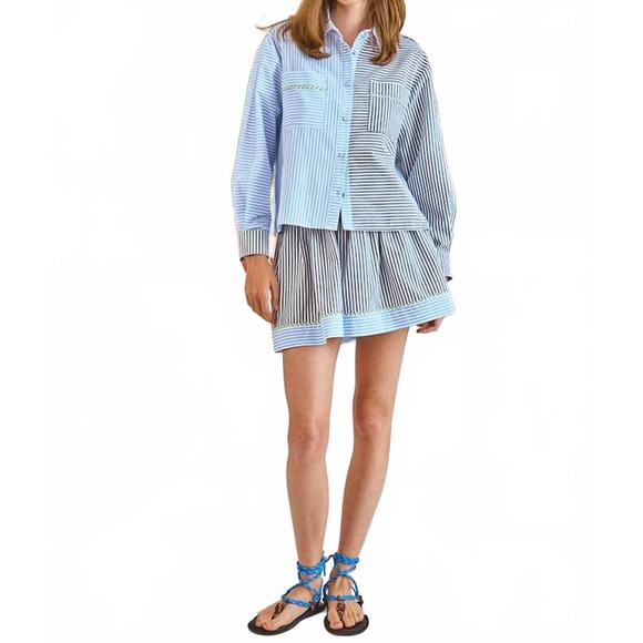 NEW HUNTER BELL hudson shirt in croquet stripe - Picture 3 of 4